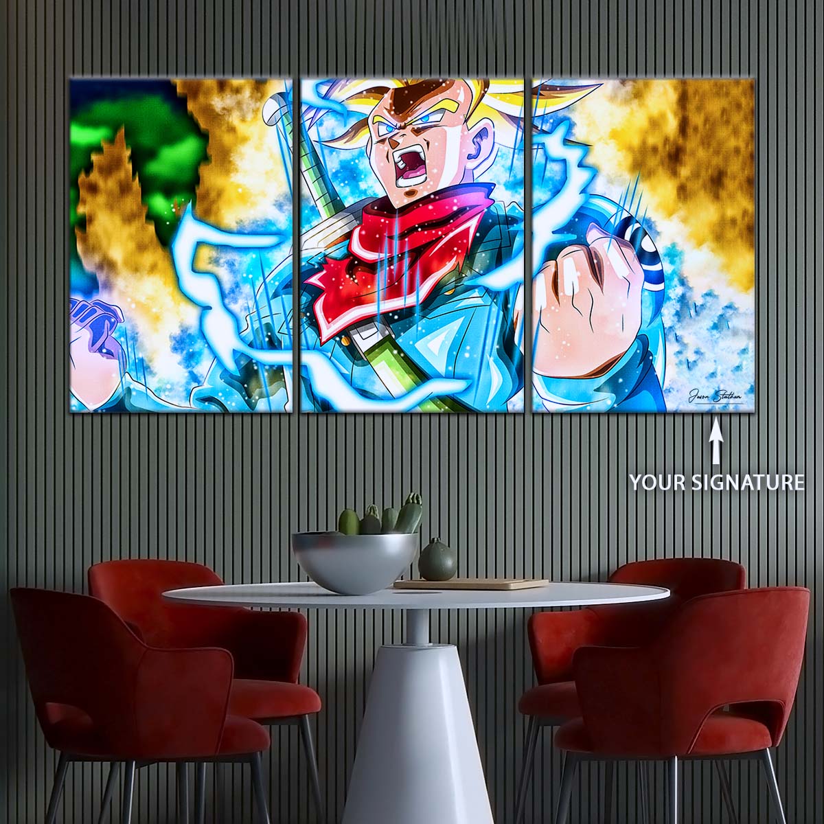 Dragon Ball Wall Art - DR5111 - Trunks' Power Unleashed - Dragon Ball Super - Dragon Ball Poster - Dragon Ball Canvas