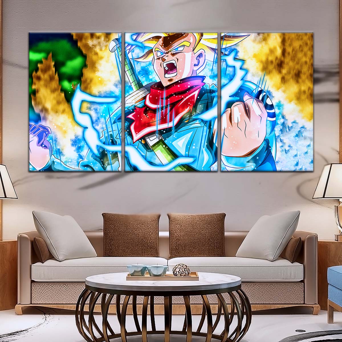 Dragon Ball Wall Art - DR5111 - Trunks' Power Unleashed - Dragon Ball Super - Dragon Ball Poster - Dragon Ball Canvas