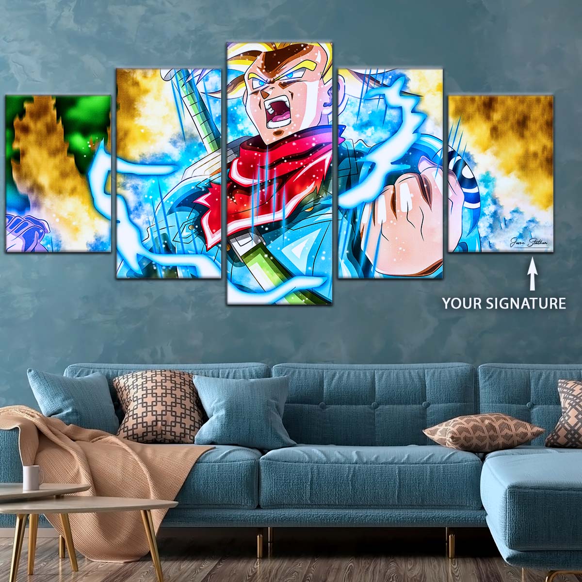Dragon Ball Wall Art - DR5111 - Trunks' Power Unleashed - Dragon Ball Super - Dragon Ball Poster - Dragon Ball Canvas
