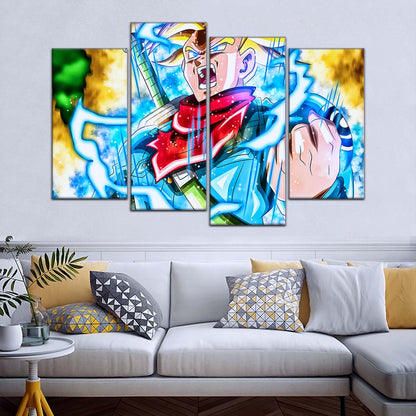 Dragon Ball Wall Art - DR5111 - Trunks' Power Unleashed - Dragon Ball Super - Dragon Ball Poster - Dragon Ball Canvas