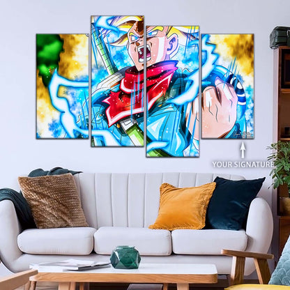 Dragon Ball Wall Art - DR5111 - Trunks' Power Unleashed - Dragon Ball Super - Dragon Ball Poster - Dragon Ball Canvas