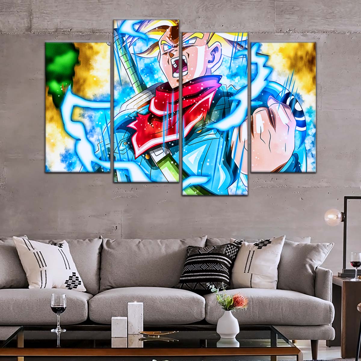 Dragon Ball Wall Art - DR5111 - Trunks' Power Unleashed - Dragon Ball Super - Dragon Ball Poster - Dragon Ball Canvas