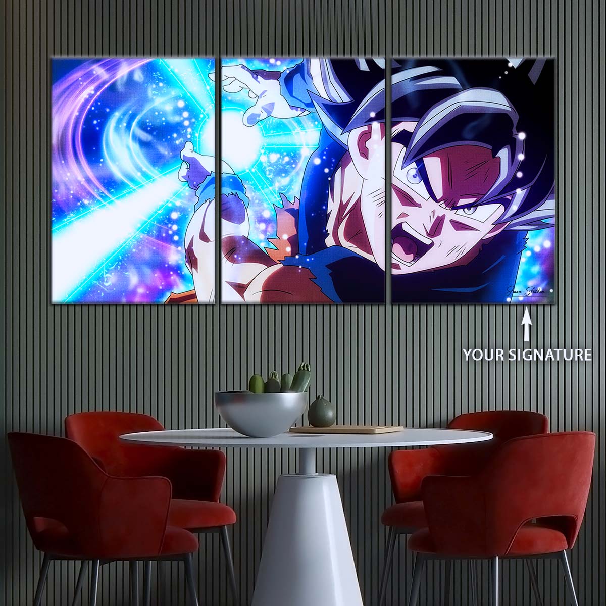 Dragon Ball Wall Art - DR5113 - Ultra Instinct Goku - Dragon Ball Super - Dragon Ball Poster - Dragon Ball Canvas