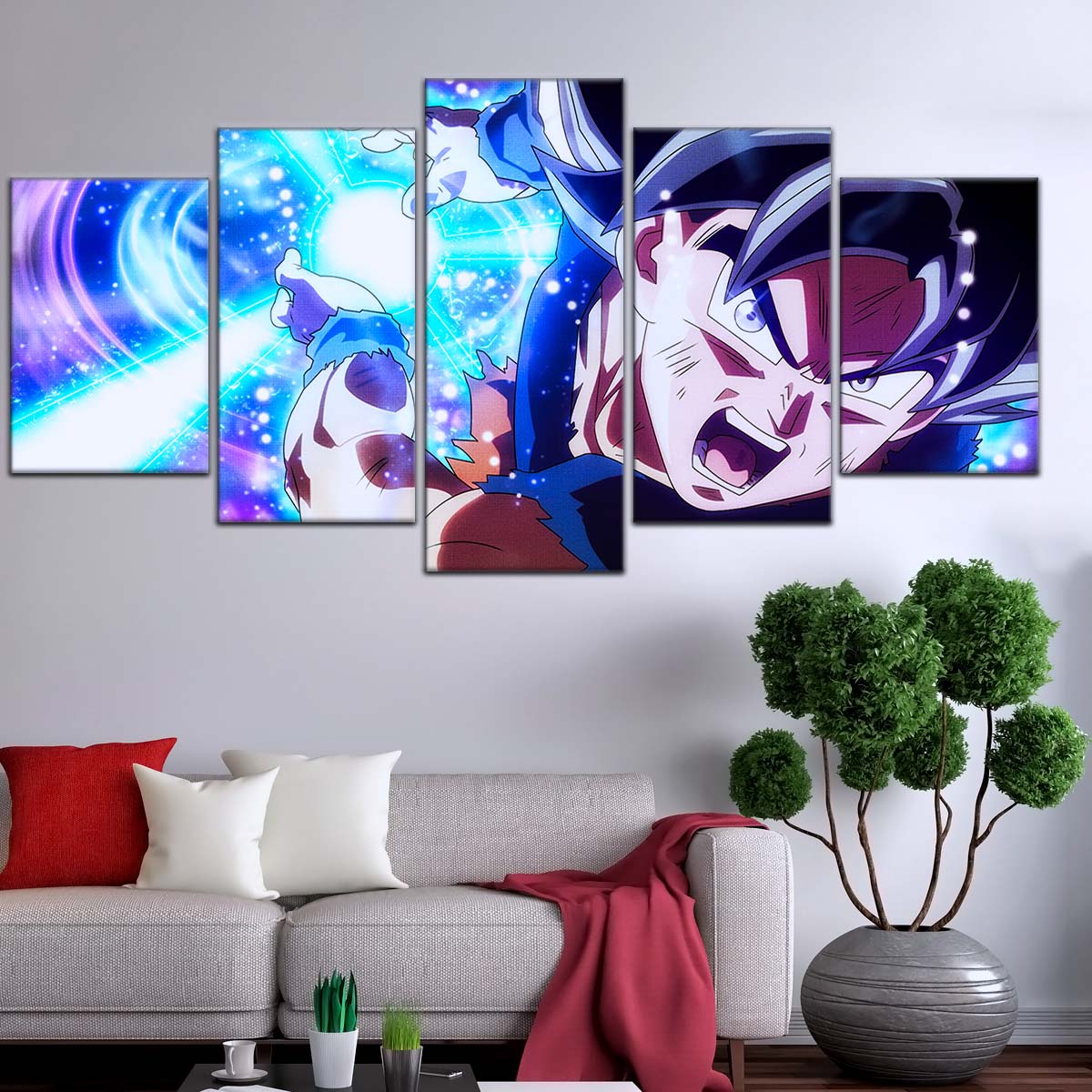 Dragon Ball Wall Art - DR5113 - Ultra Instinct Goku - Dragon Ball Super - Dragon Ball Poster - Dragon Ball Canvas