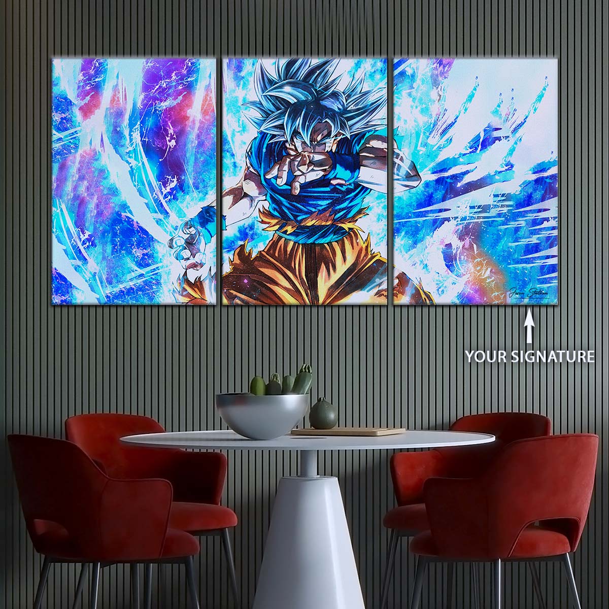 Dragon Ball Wall Art - DR5114 - Ultra Instinct Goku - Dragon Ball Super - Dragon Ball Poster - Dragon Ball Canvas