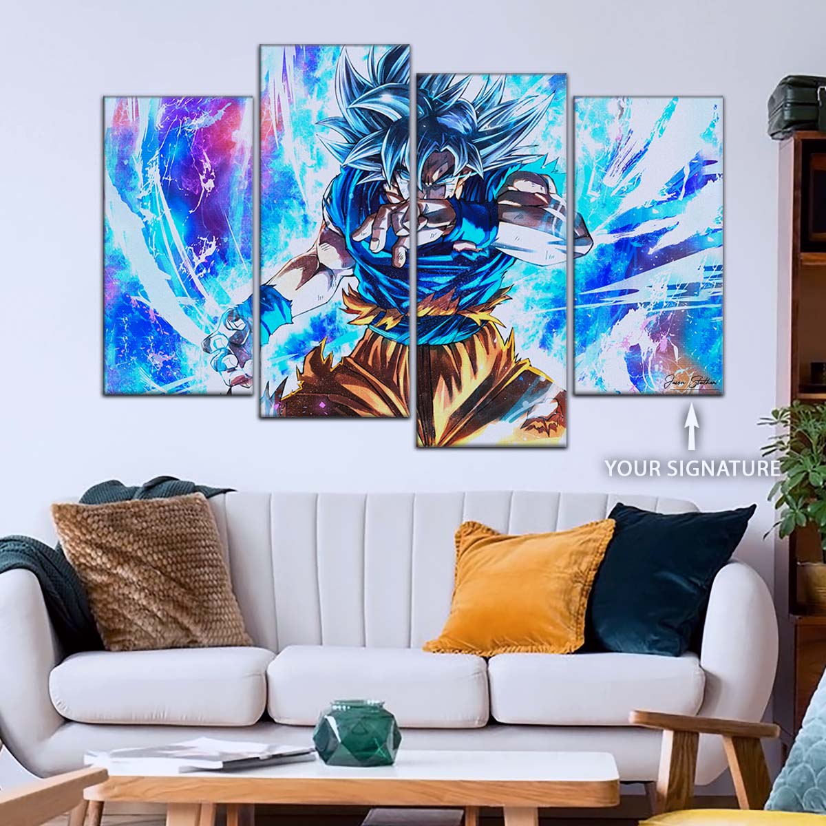 Dragon Ball Wall Art - DR5114 - Ultra Instinct Goku - Dragon Ball Super - Dragon Ball Poster - Dragon Ball Canvas