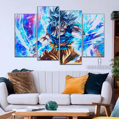 Dragon Ball Wall Art - DR5114 - Ultra Instinct Goku - Dragon Ball Super - Dragon Ball Poster - Dragon Ball Canvas