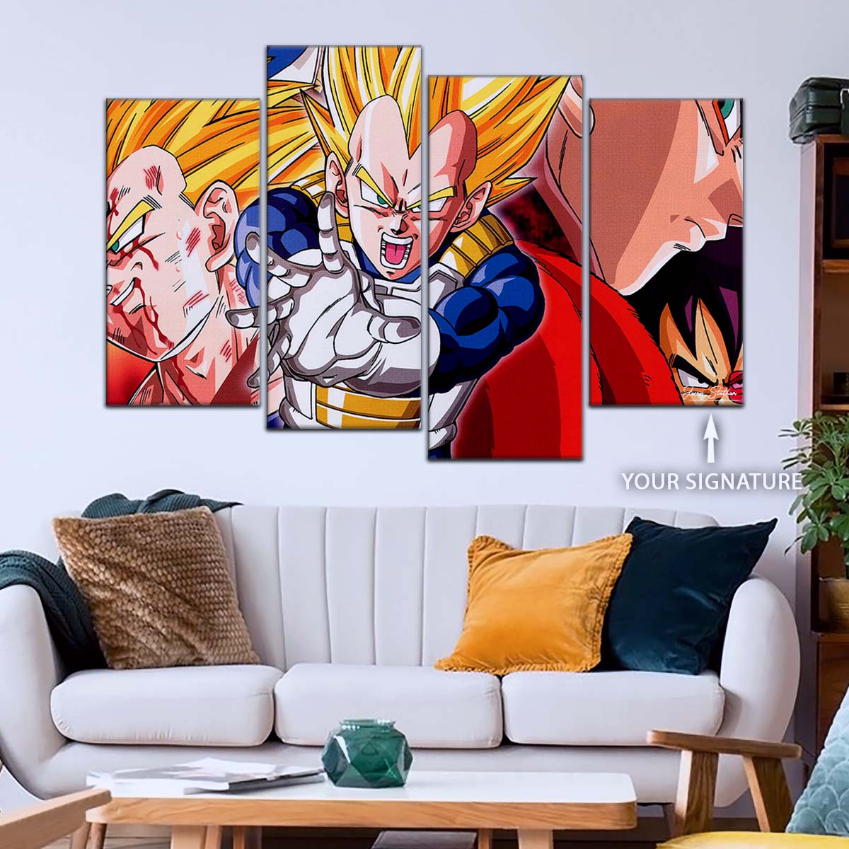 Dragon Ball Wall Art - DR5117 - Vegeta - Majin Vegeta -  Dragon Ball Z - Dragon Ball Poster - Dragon Ball Canvas
