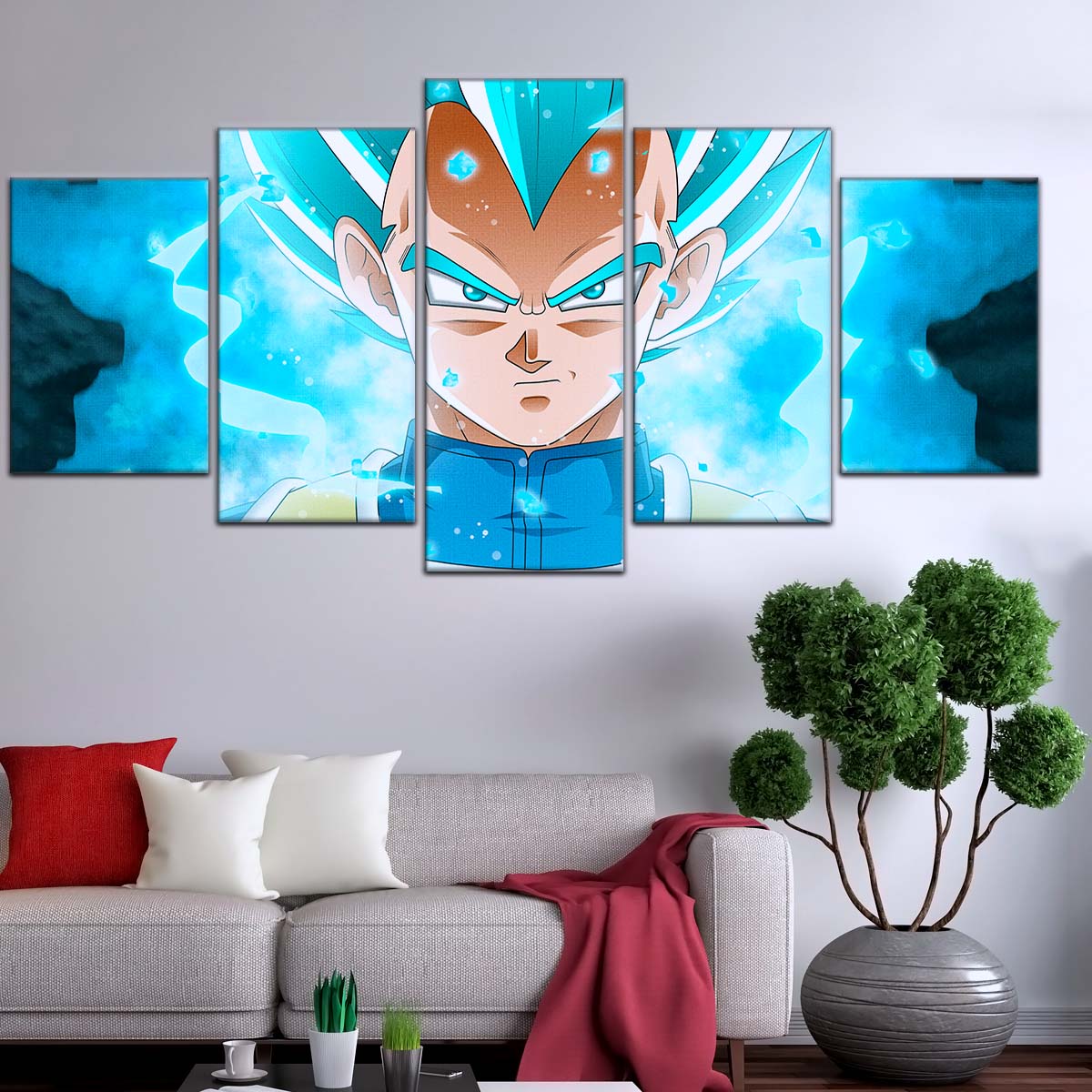 Dragon Ball Wall Art - DR5118 - Vegeta - Super Saiyan Blue - Dragon Ball Super - Dragon Ball Poster - Dragon Ball Canvas