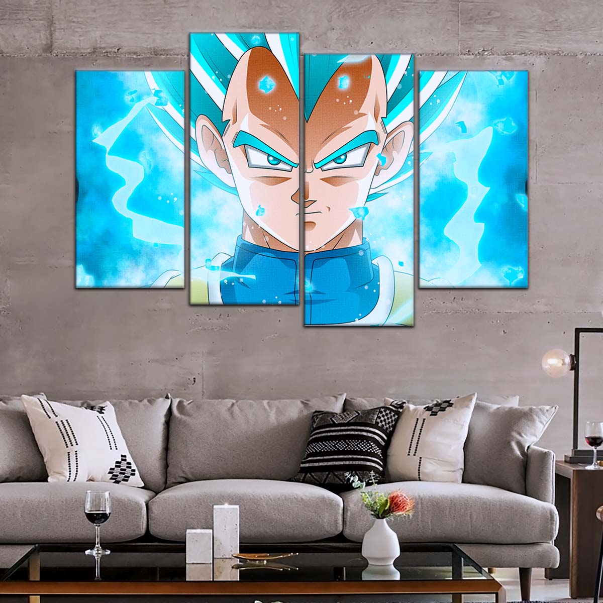 Dragon Ball Wall Art - DR5118 - Vegeta - Super Saiyan Blue - Dragon Ball Super - Dragon Ball Poster - Dragon Ball Canvas