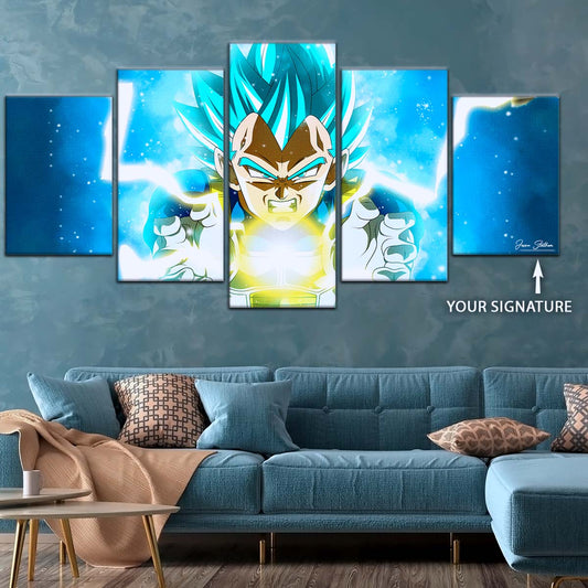 Dragon Ball Wall Art - DR5124 - Vegeta - Super Saiyan Blue - Dragon Ball Super - Dragon Ball Poster - Dragon Ball Canvas