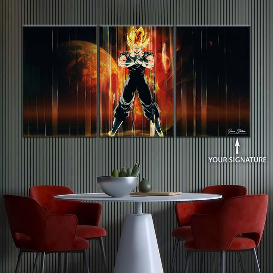 Dragon Ball Wall Art - DR5129 - Vegito - Super Saiyan - DBZ - Dragon Ball Poster - Dragon Ball Canvas