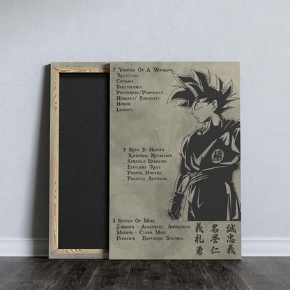Dragon Ball Wall Art - Dragon Ball Poster - Dragon Ball Canvas - 7 5 3 CODE - Goku - DR044 - Vertical Poster - Vertical Canvas