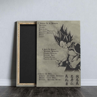 Dragon Ball Wall Art - Dragon Ball Poster - Dragon Ball Canvas - 7 5 3 CODE - Vegeta - DR043 - Vertical Poster - Vertical Canvas