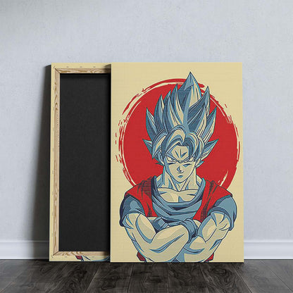 Dragon Ball Wall Art - Dragon Ball Poster - Dragon Ball Canvas - Goku - Vegeta - Vertical Poster - Vertical Canvas