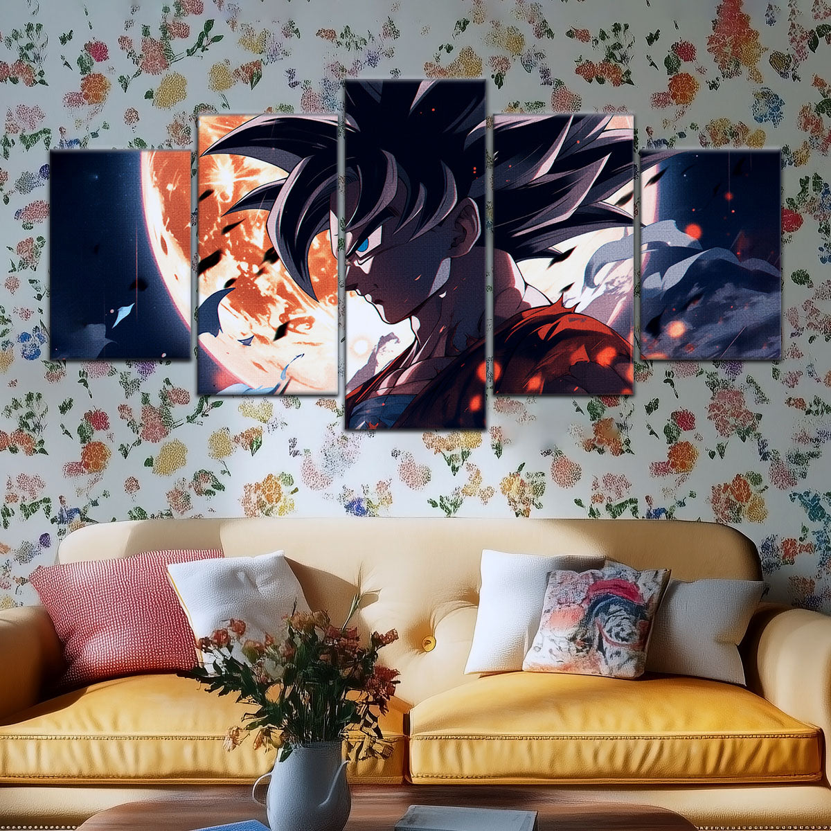 Dragon Ball Super Canvas Wall Art - DR5025 - Super Saiyan Goku