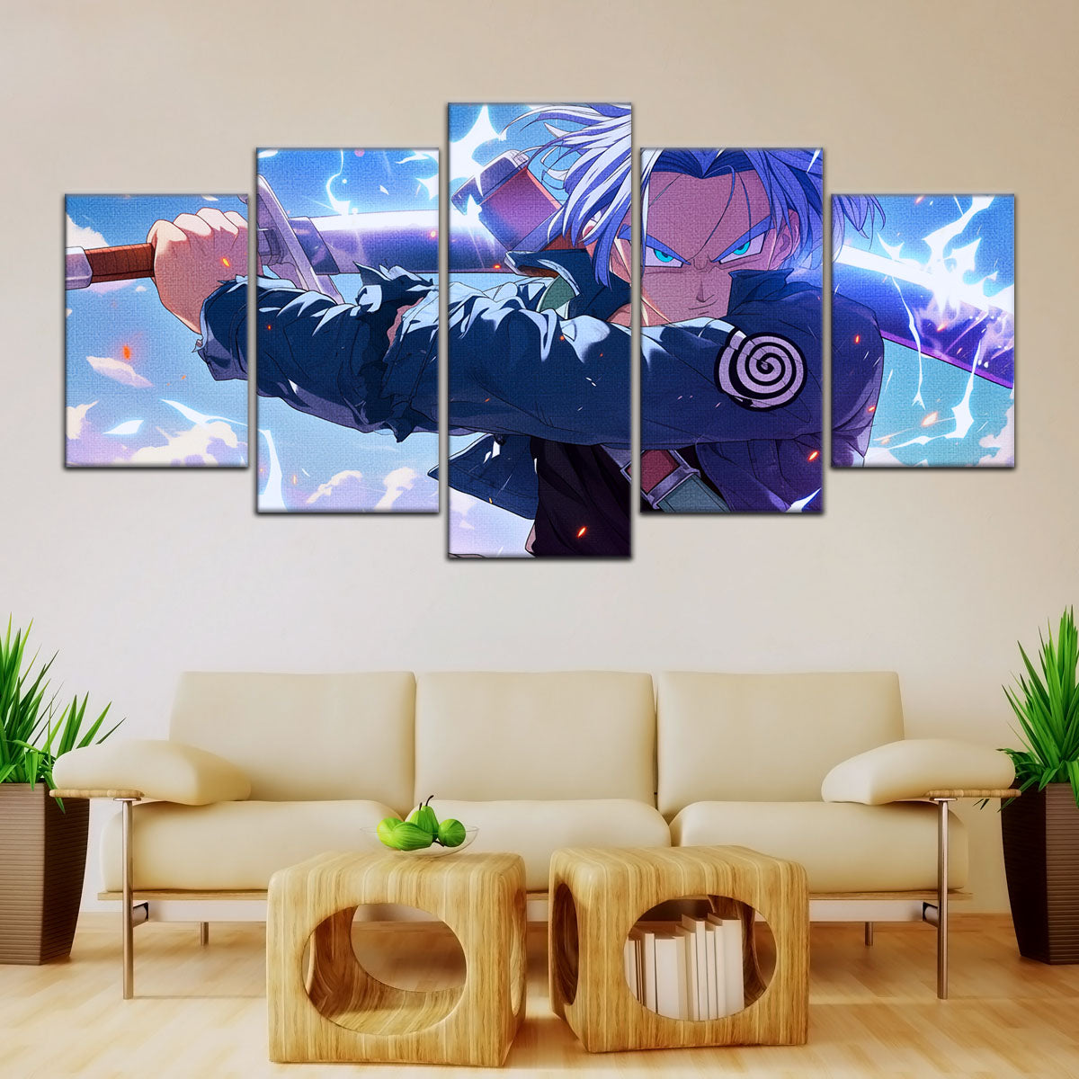 Dragon Ball Super Canvas Wall Art - DR5109 - Future Trunks Super Saiyan