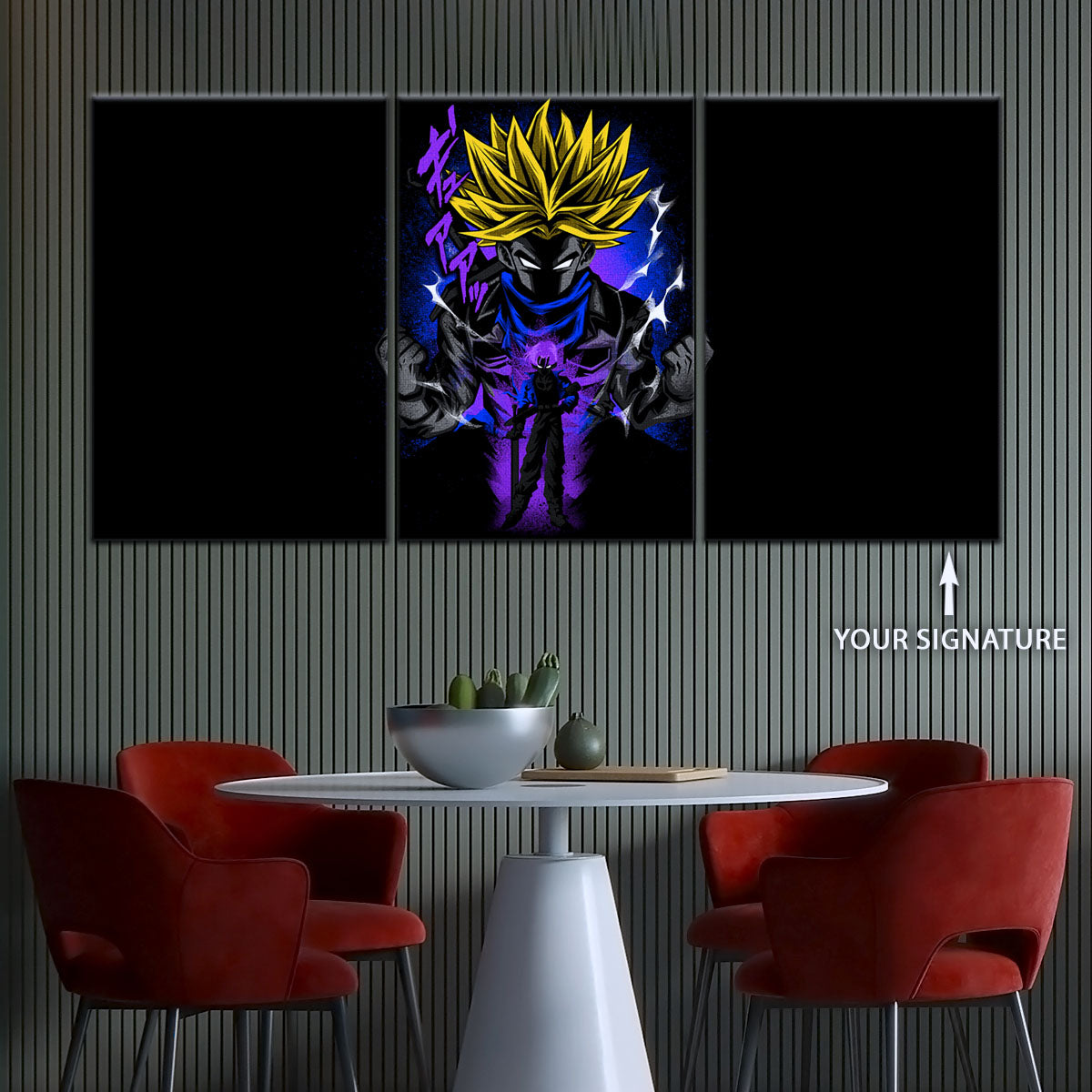 Dragon Ball Canvas Wall Art - DR5108 - Future Trunks Super Saiyan