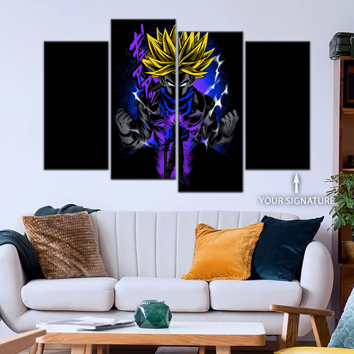 Dragon Ball Canvas Wall Art - DR5108 - Future Trunks Super Saiyan