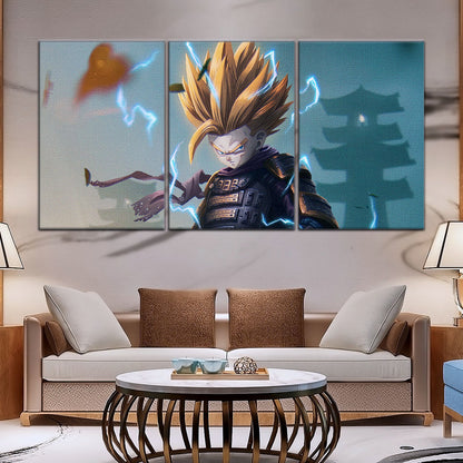 Dragon Ball Canvas Wall Art - DR5105 - Super Saiyan Gohan - Samurai Warrior