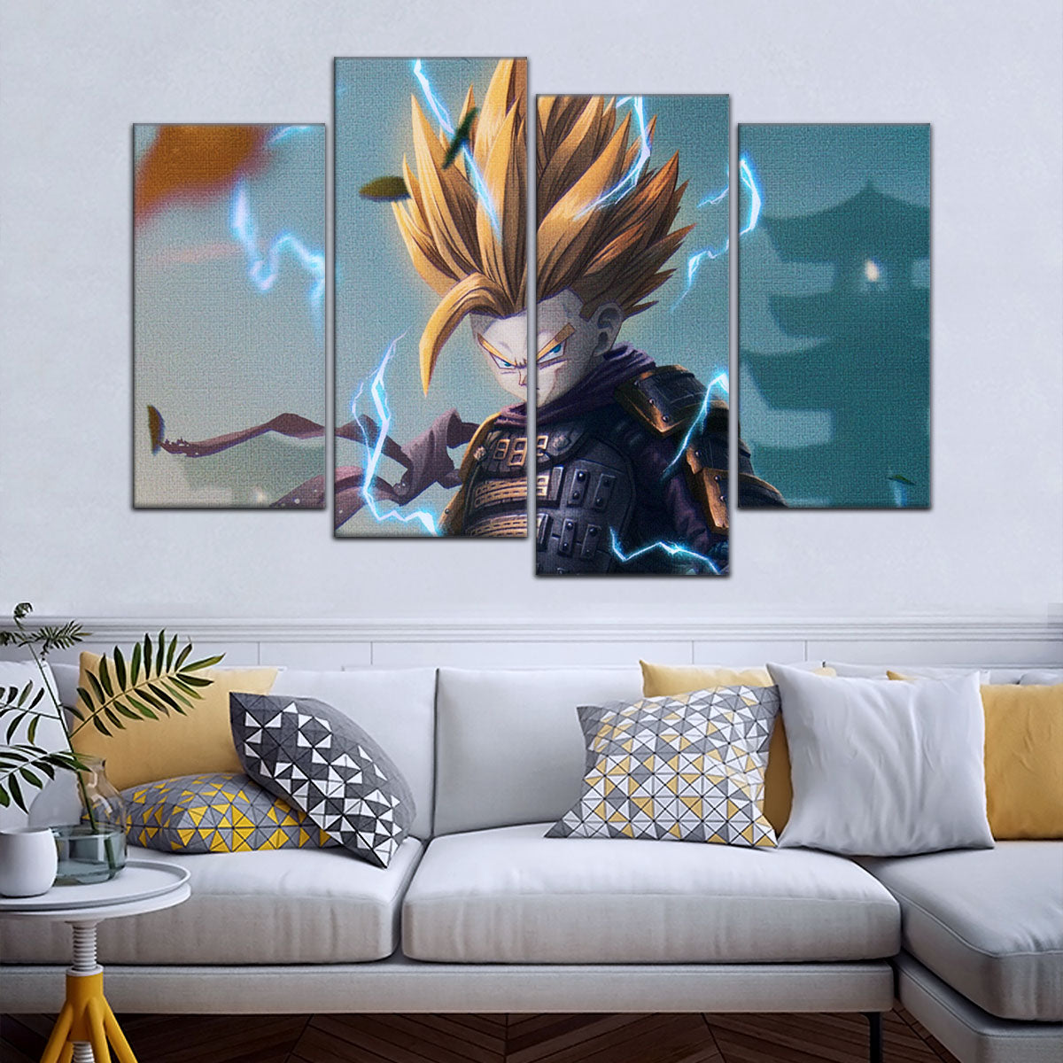 Dragon Ball Canvas Wall Art - DR5105 - Super Saiyan Gohan - Samurai Warrior