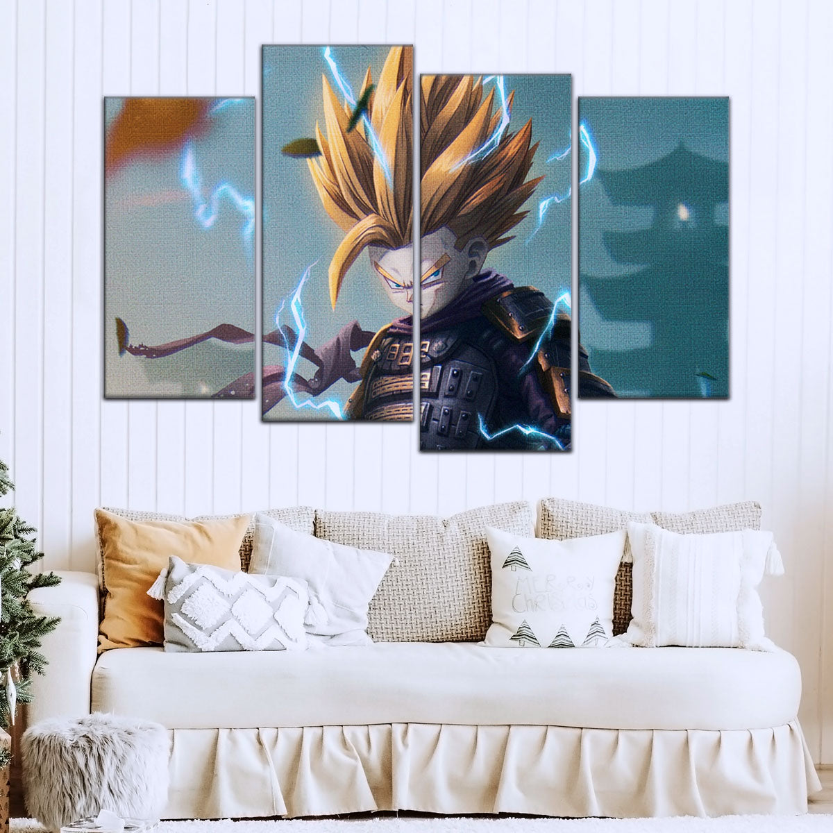 Dragon Ball Canvas Wall Art - DR5105 - Super Saiyan Gohan - Samurai Warrior