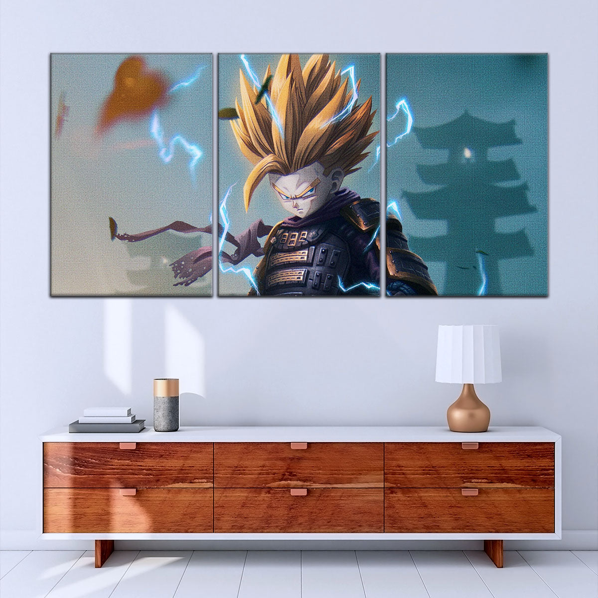 Dragon Ball Canvas Wall Art - DR5105 - Super Saiyan Gohan - Samurai Warrior