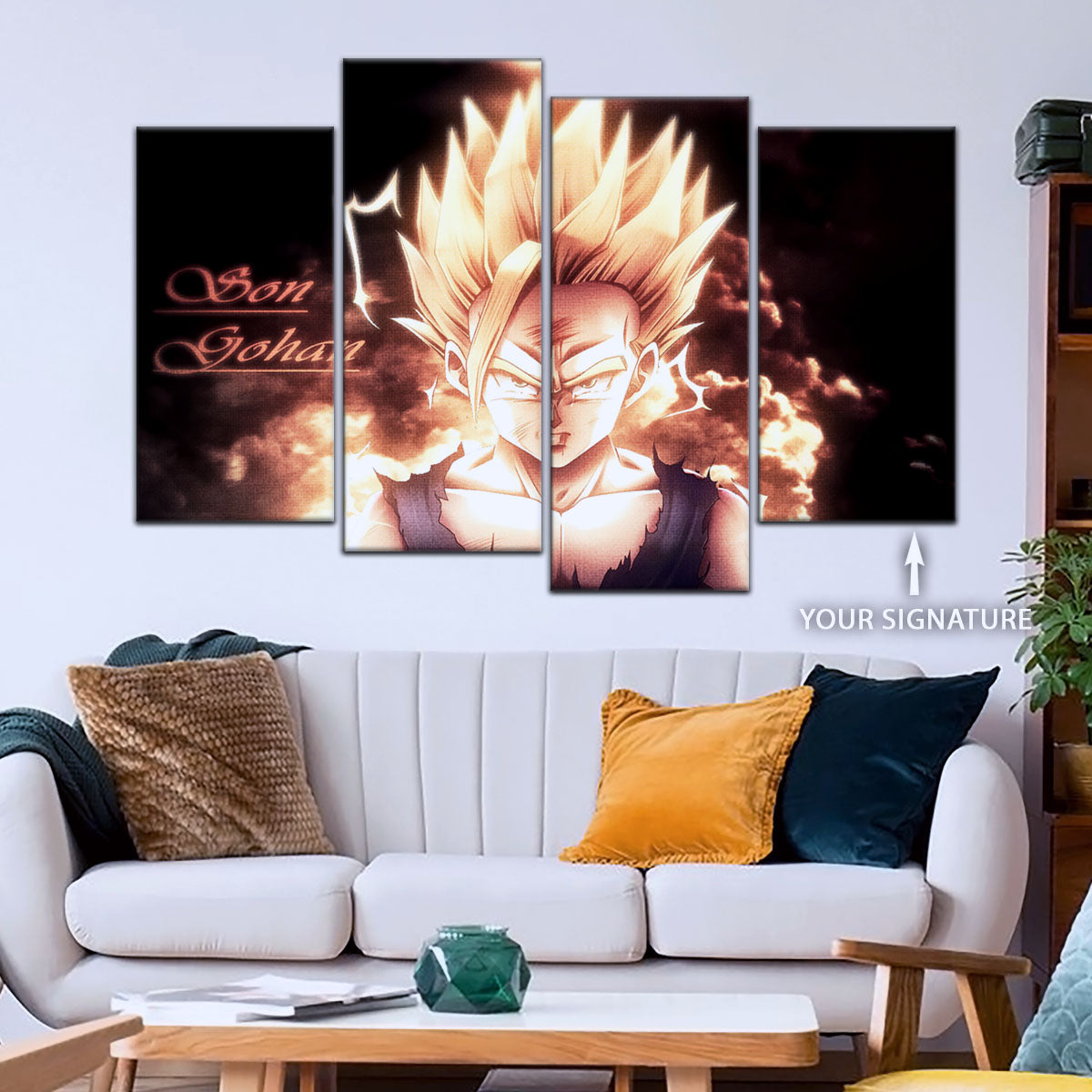 Dragon Ball Canvas Wall Art - DR5032 - Super Saiyan Gohan