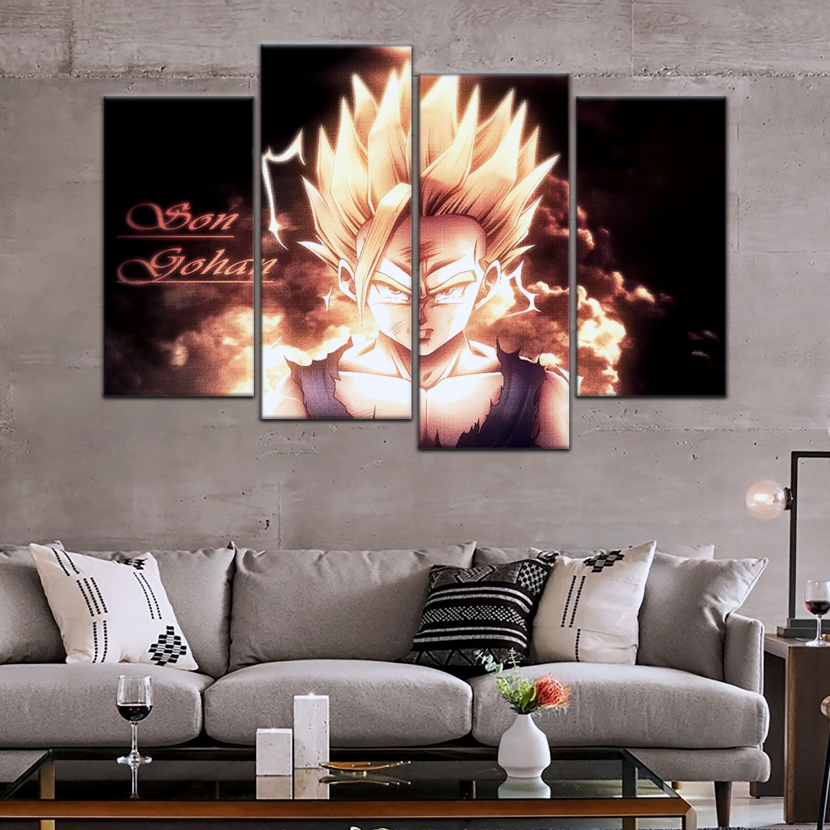 Dragon Ball Canvas Wall Art - DR5032 - Super Saiyan Gohan