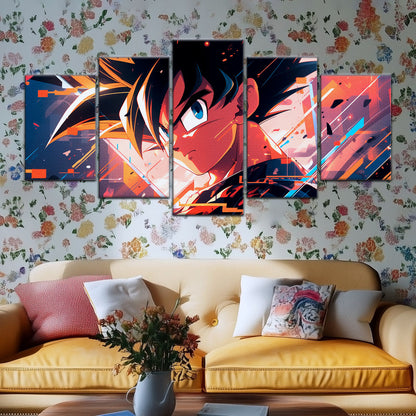 Dragon Ball Canvas Wall Art - DR5035 - Super Saiyan Goku