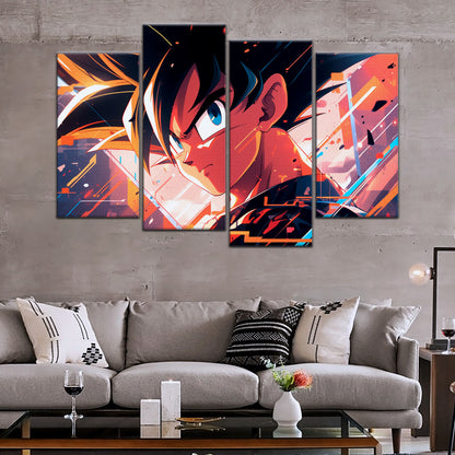 Dragon Ball Canvas Wall Art - DR5035 - Super Saiyan Goku
