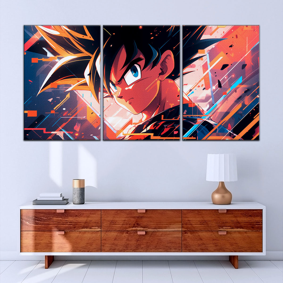 Dragon Ball Canvas Wall Art - DR5035 - Super Saiyan Goku