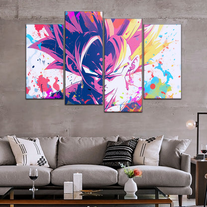 Dragon Ball Canvas Wall Art - DR5038 - Super Saiyan Goku