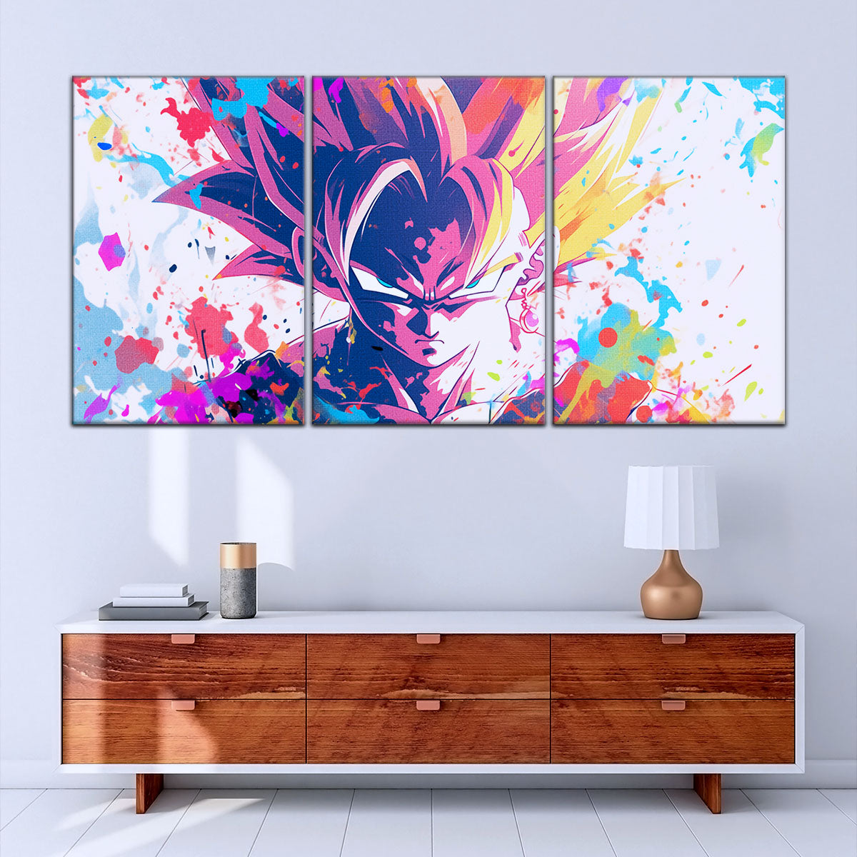 Dragon Ball Canvas Wall Art - DR5038 - Super Saiyan Goku