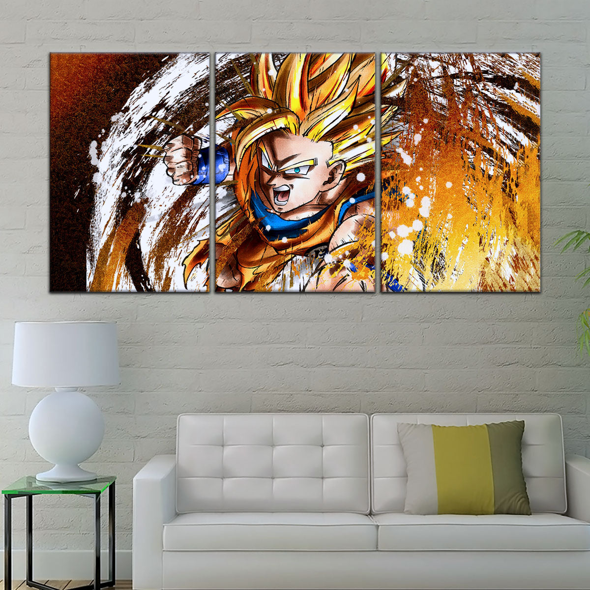 Dragon Ball Canvas Wall Art - DR5039 - Super Saiyan Goku