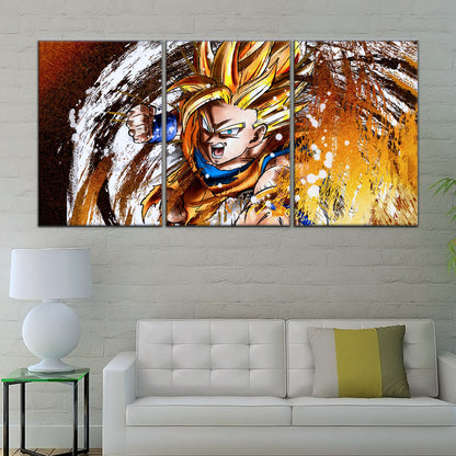 Dragon Ball Canvas Wall Art - DR5039 - Super Saiyan Goku