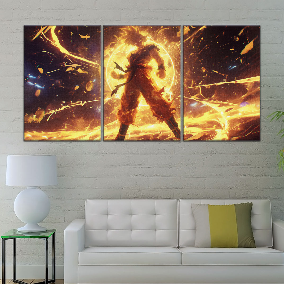 Dragon Ball Canvas Wall Art - DR5042 - Super Saiyan Goku