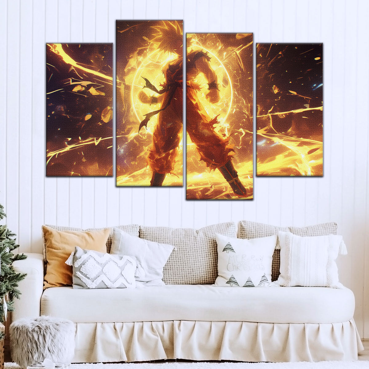 Dragon Ball Canvas Wall Art - DR5042 - Super Saiyan Goku