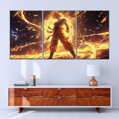 Dragon Ball Canvas Wall Art - DR5042 - Super Saiyan Goku