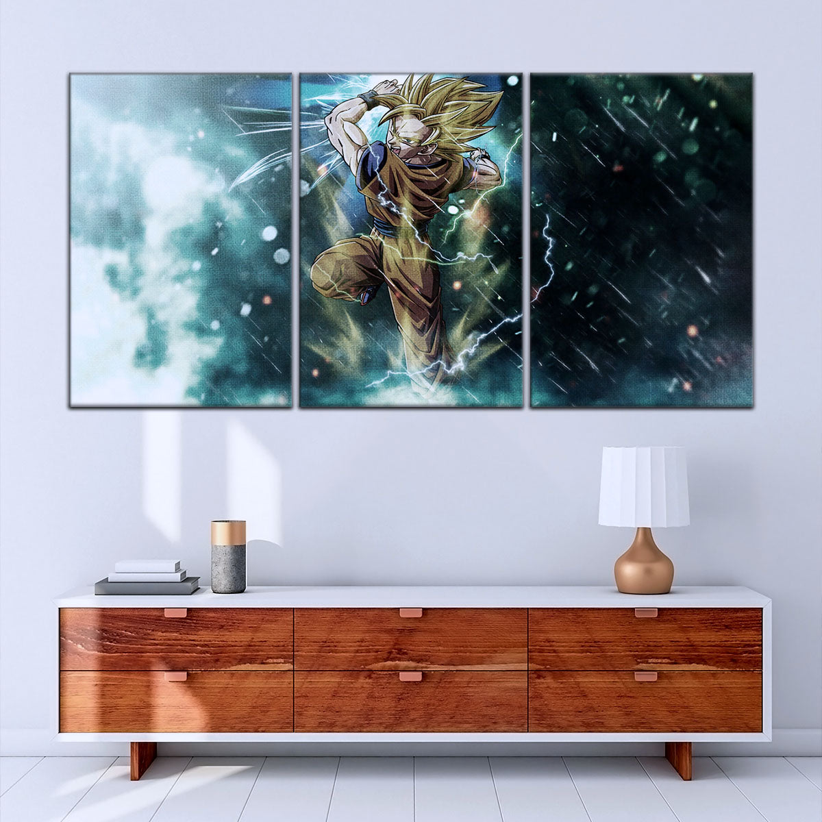 Dragon Ball Canvas Wall Art - DR5044 - Super Saiyan Goku