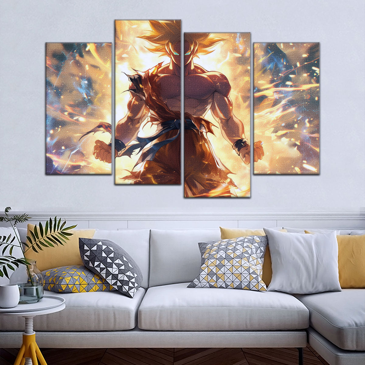 Dragon Ball Canvas Wall Art - DR5082 - Super Saiyan Goku