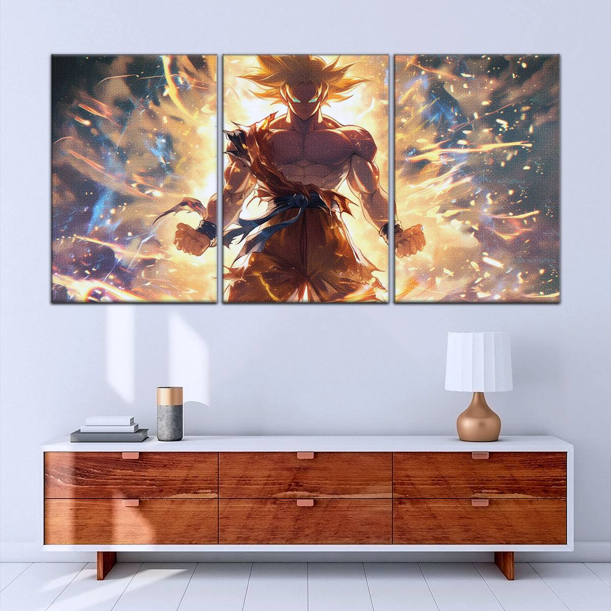 Dragon Ball Canvas Wall Art - DR5082 - Super Saiyan Goku