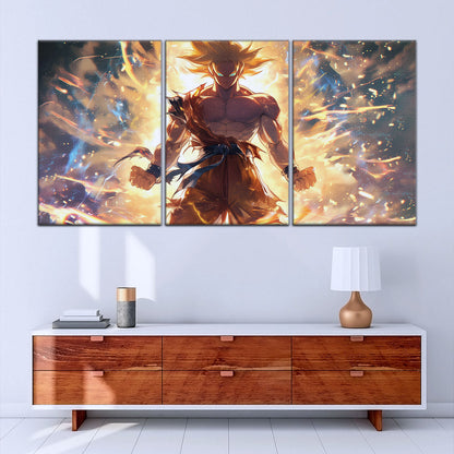 Dragon Ball Canvas Wall Art - DR5082 - Super Saiyan Goku