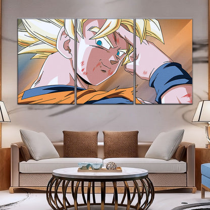 Dragon Ball Canvas Wall Art - DR5041 - Goku Super Saiyan - Bye Guys
