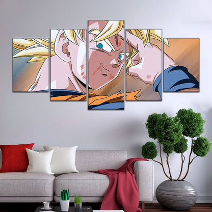 Dragon Ball Canvas Wall Art - DR5041 - Goku Super Saiyan - Bye Guys