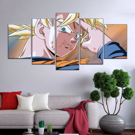 Dragon Ball Canvas Wall Art - DR5041 - Goku Super Saiyan - Bye Guys
