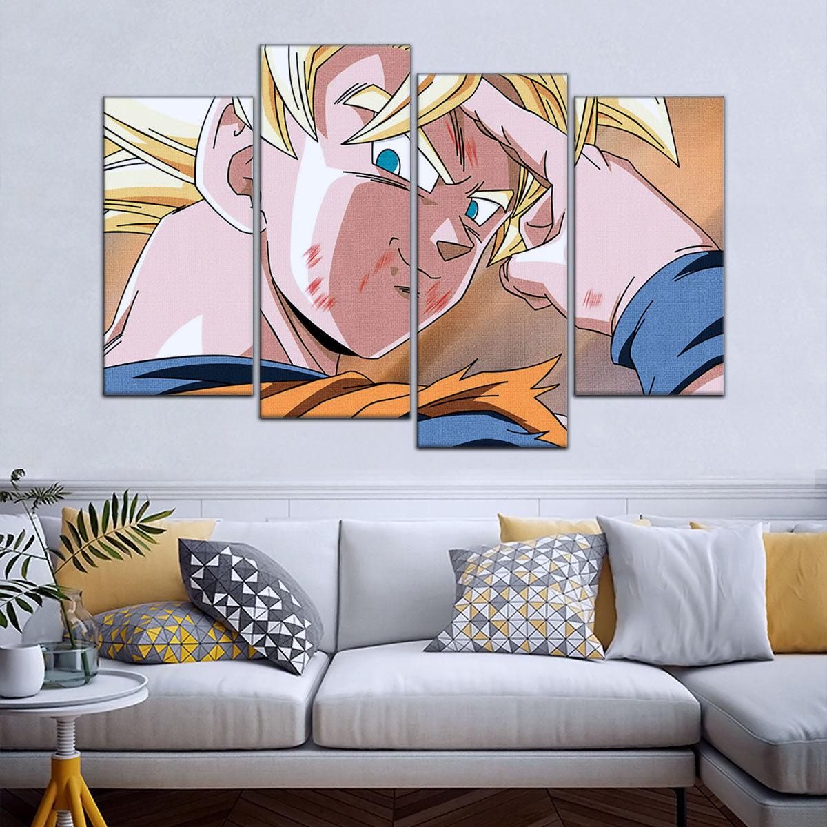 Dragon Ball Canvas Wall Art - DR5041 - Goku Super Saiyan - Bye Guys