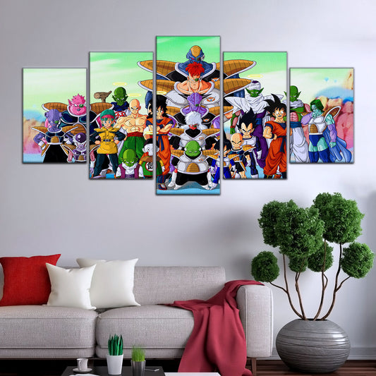 Dragon Ball Canvas Wall Art - DR5072 - Goku vs Ginyu Force Namek Saga