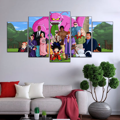 Dragon Ball Canvas Wall Art - DR5068 - Goku vs Red Ribbon Army