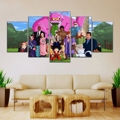 Dragon Ball Canvas Wall Art - DR5068 - Goku vs Red Ribbon Army